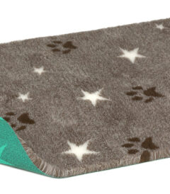 Vetbed Brown with stars and paws